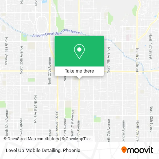 Level Up Mobile Detailing map
