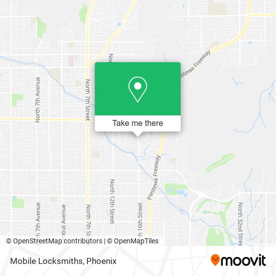 Mobile Locksmiths map