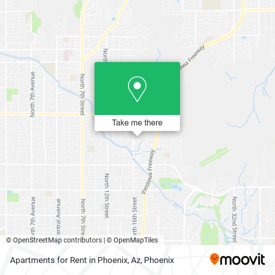 Apartments for Rent in Phoenix, Az map