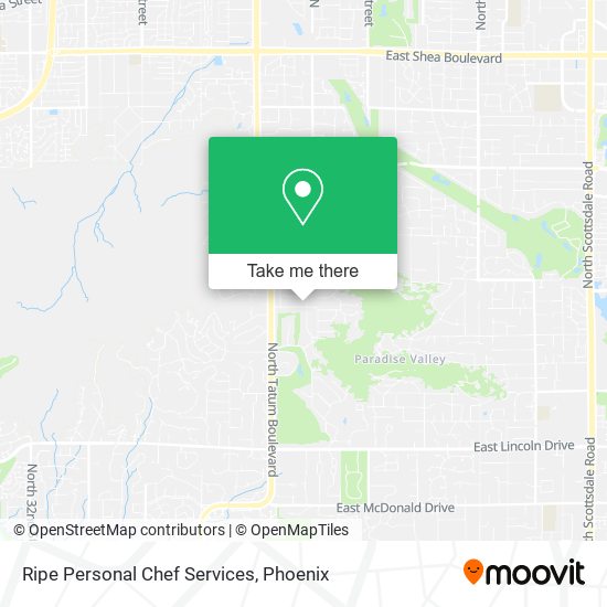 Ripe Personal Chef Services map