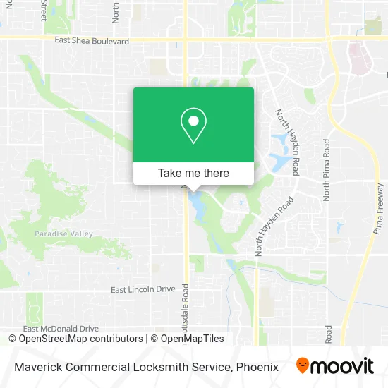 Maverick Commercial Locksmith Service map