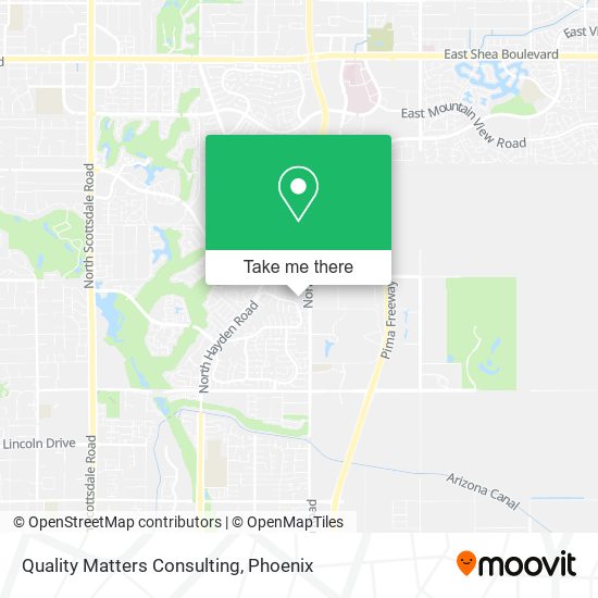 Quality Matters Consulting map