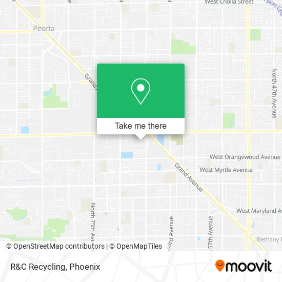 R&C Recycling map