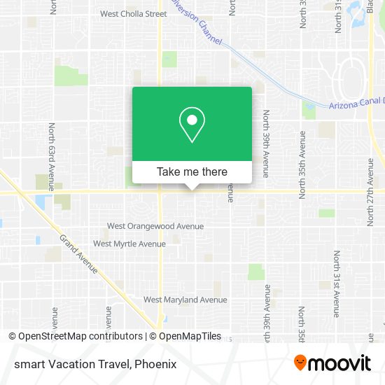 smart Vacation Travel map