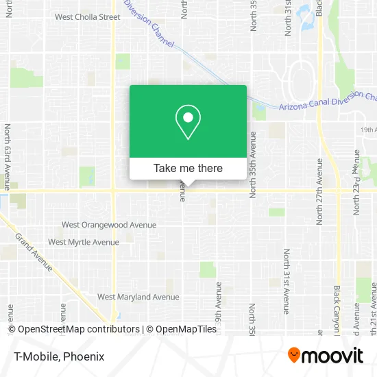 T-Mobile map