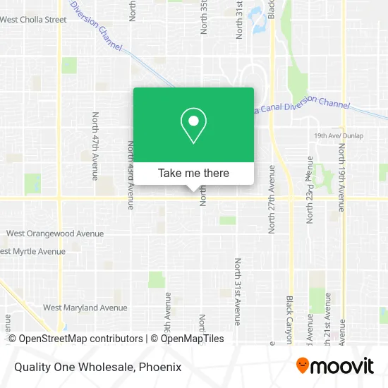 Quality One Wholesale map