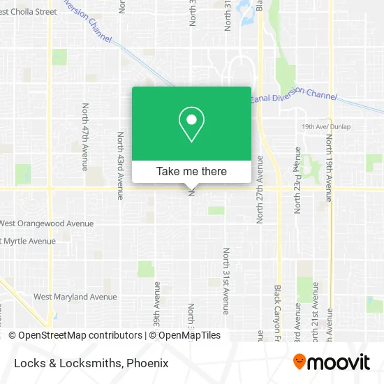 Mapa de Locks & Locksmiths