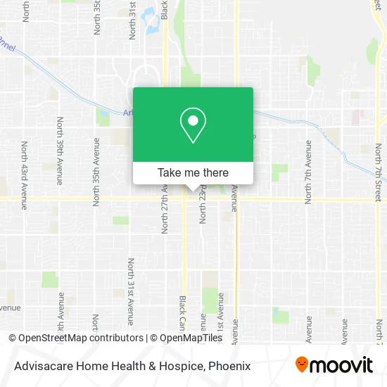 Advisacare Home Health & Hospice map