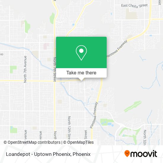 Mapa de Loandepot - Uptown Phoenix