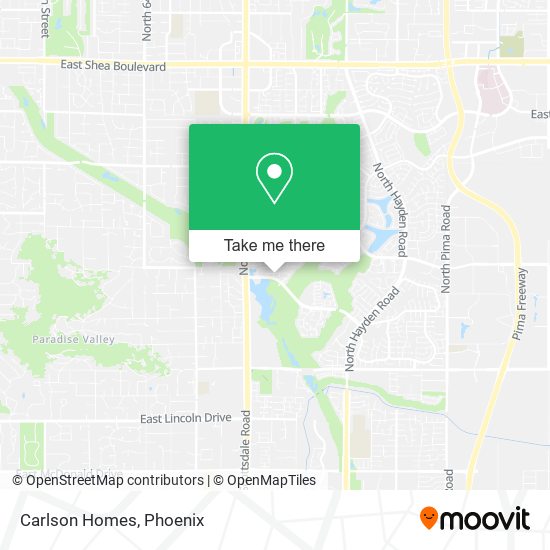 Mapa de Carlson Homes