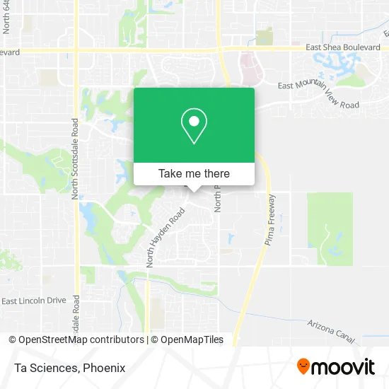 Ta Sciences map