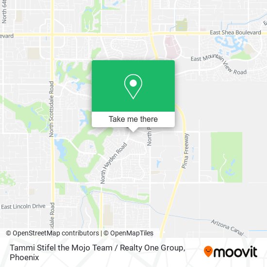 Mapa de Tammi Stifel the Mojo Team / Realty One Group