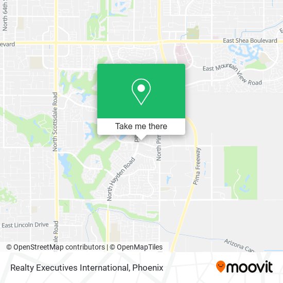 Realty Executives International map