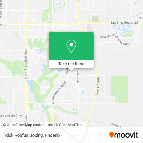 Rick Roufus Boxing map
