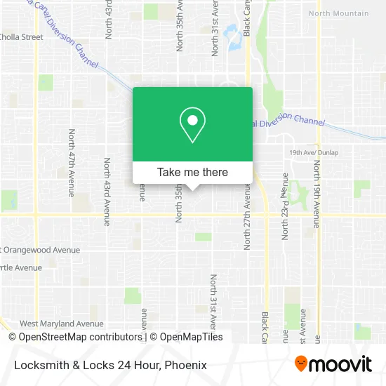 Locksmith & Locks 24 Hour map
