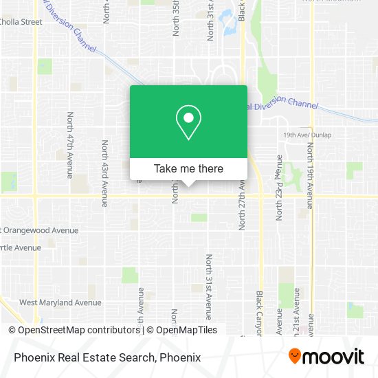 Mapa de Phoenix Real Estate Search