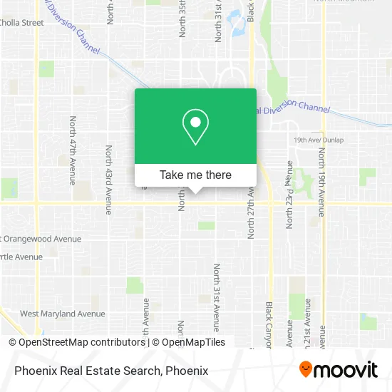 Phoenix Real Estate Search map