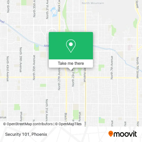 Security 101 map