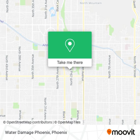 Water Damage Phoenix map