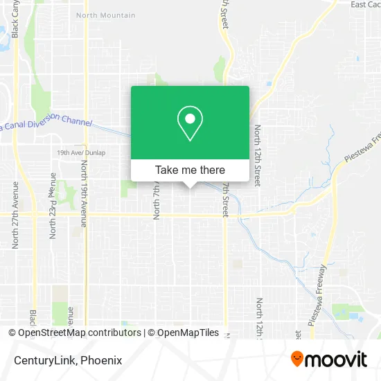 CenturyLink map
