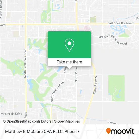 Matthew B McClure CPA PLLC map