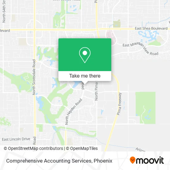 Comprehensive Accounting Services map