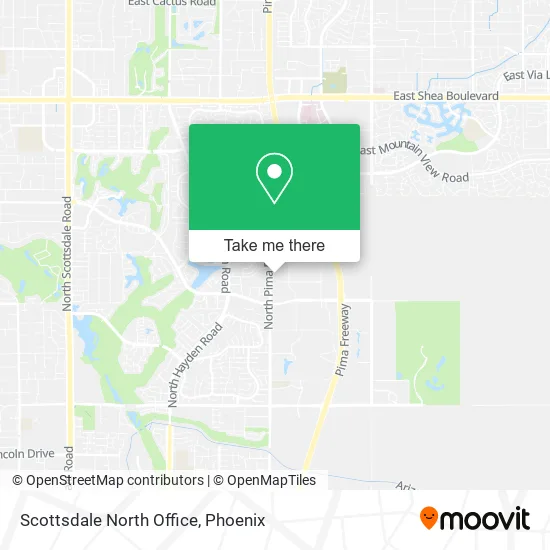 Scottsdale North Office map