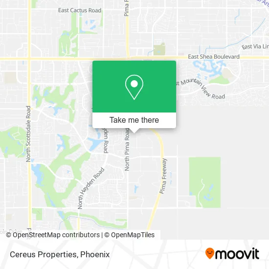 Cereus Properties map