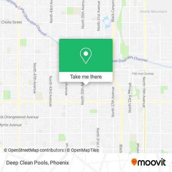 Deep Clean Pools map