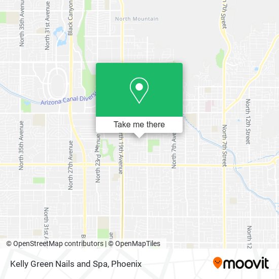 Kelly Green Nails and Spa map