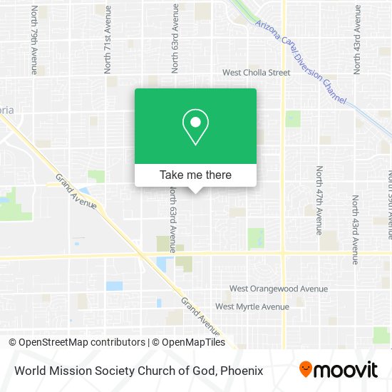 Mapa de World Mission Society Church of God