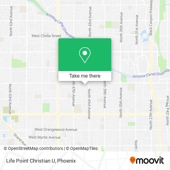 Life Point Christian U map