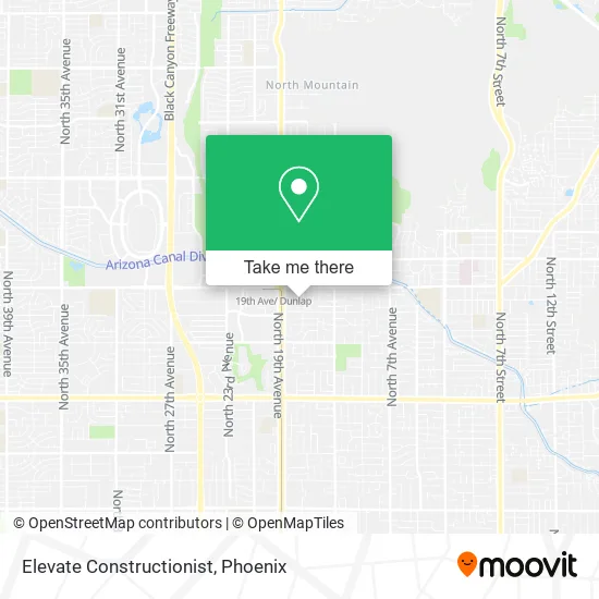Elevate Constructionist map