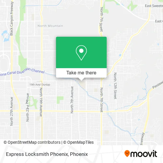Express Locksmith Phoenix map