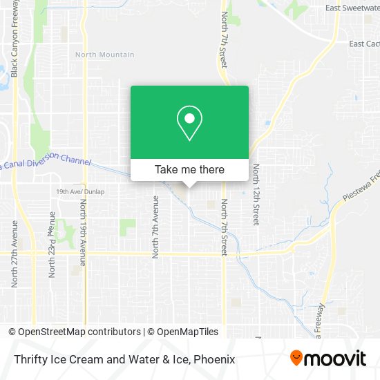 Thrifty Ice Cream and Water & Ice map