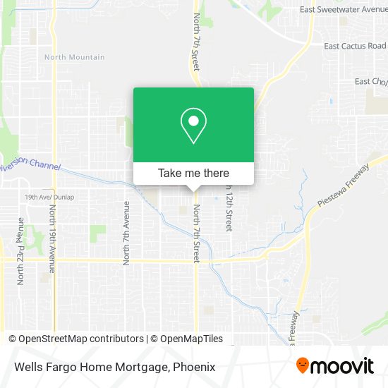 Wells Fargo Home Mortgage map