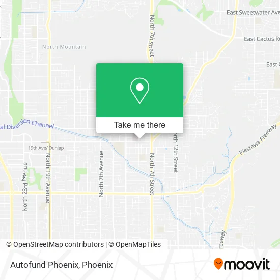 Autofund Phoenix map