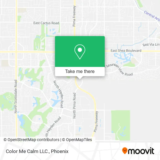 Color Me Calm LLC. map