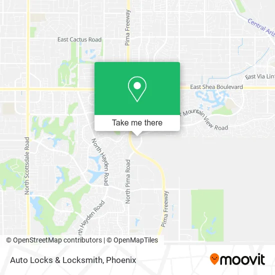 Auto Locks & Locksmith map