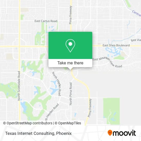 Texas Internet Consulting map