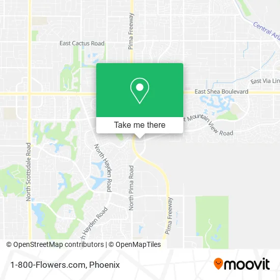 1-800-Flowers.com map