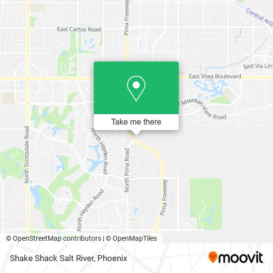 Mapa de Shake Shack Salt River