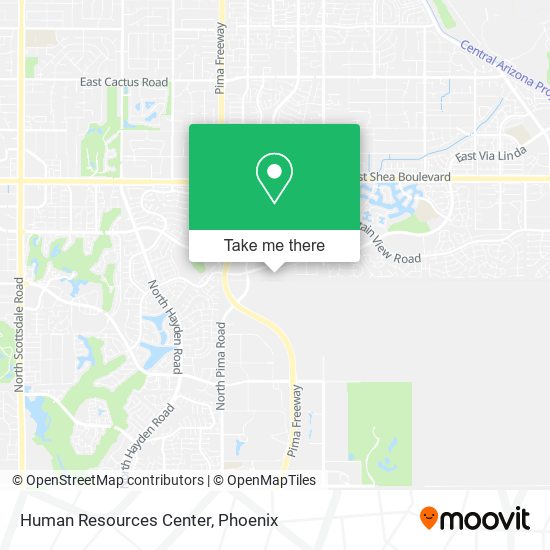 Mapa de Human Resources Center