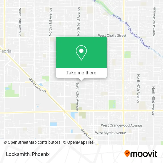 Locksmith map