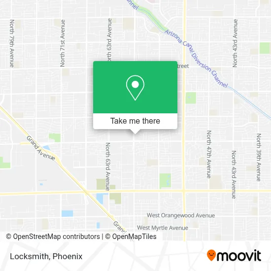 Locksmith map
