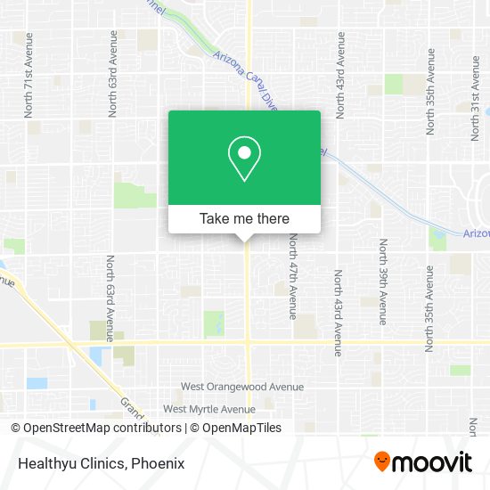 Mapa de Healthyu Clinics