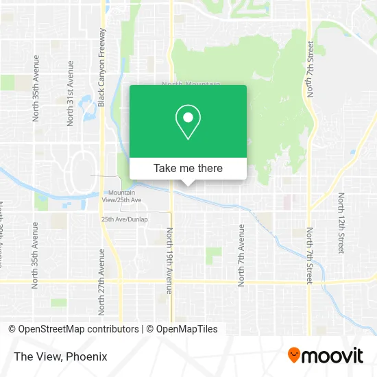 The View map