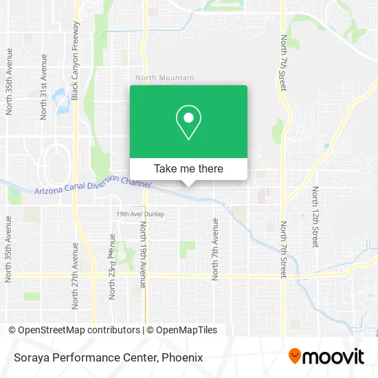Soraya Performance Center map
