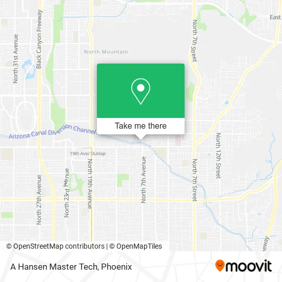 A Hansen Master Tech map