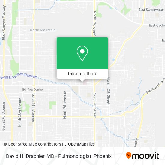 David H. Drachler, MD - Pulmonologist map